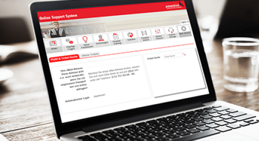 Headerbild Online Support